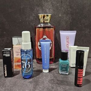 Beauty Bundle 11 Piece/ Tarte, Sol, Summer Fridays, Chanel, Huda, Benefit ++